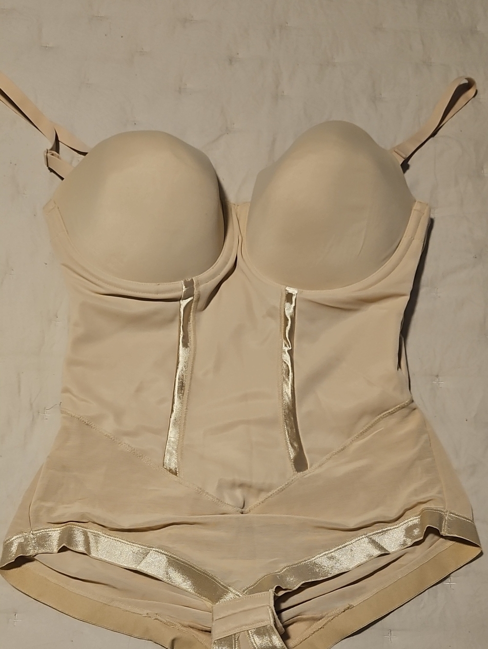 Strapless Nude Shapewear Bodysuit